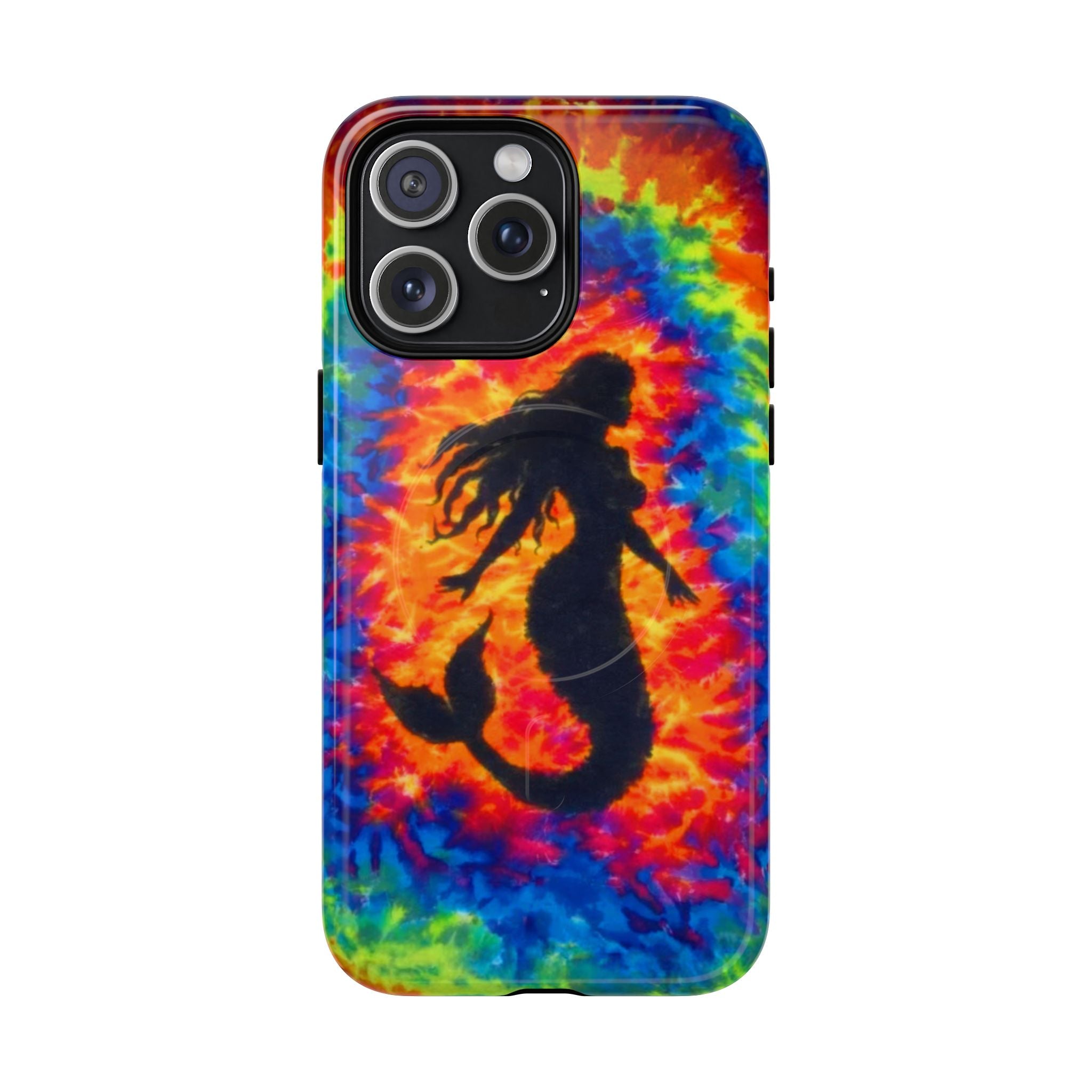 MERMAID COLORFUL SWIRL MAGNETIC PHONE CASE  - TLTW2105264