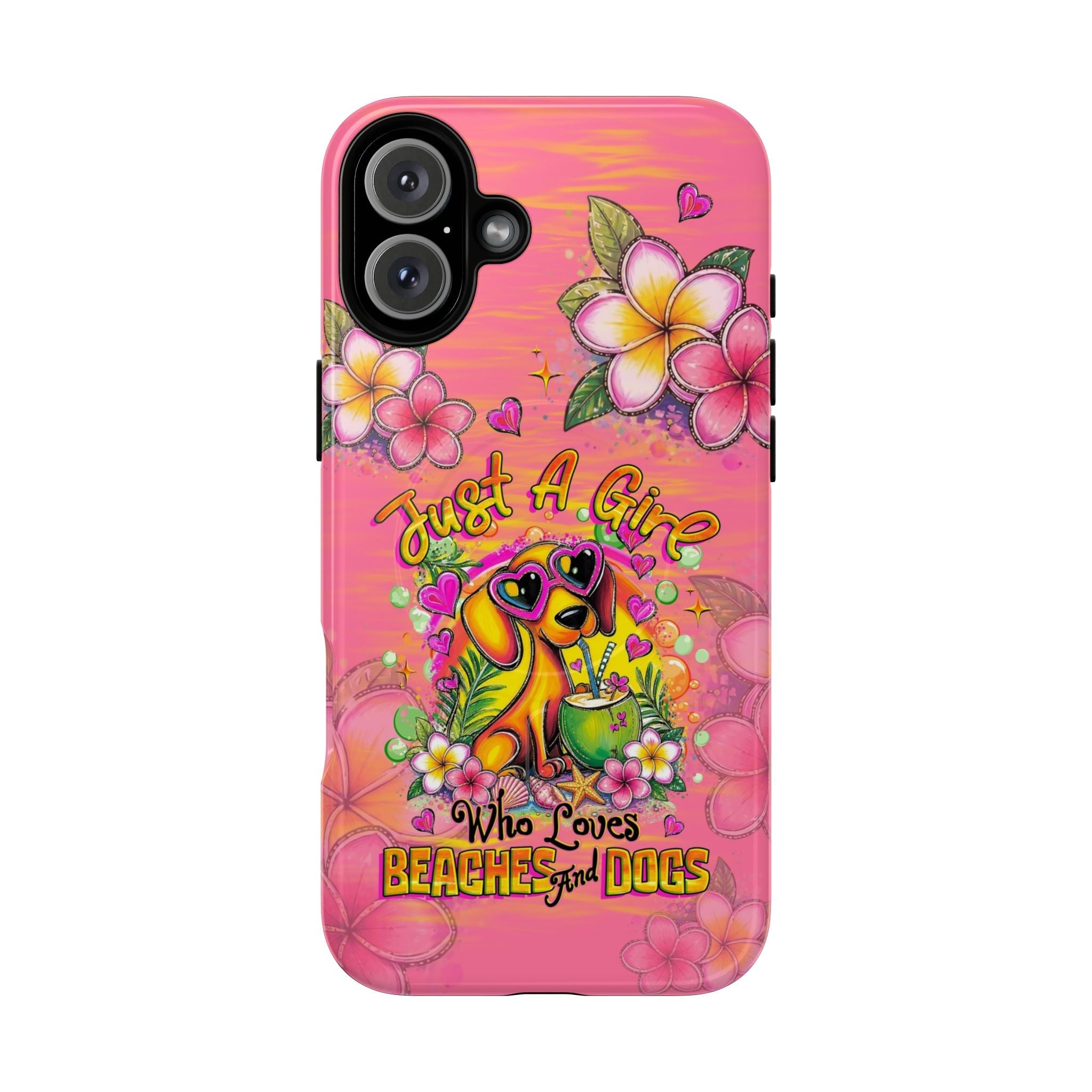 JUST A GIRL WHO LOVES DACHSHUND DOG MAGNETIC PHONE CASE  - TLHG2005264