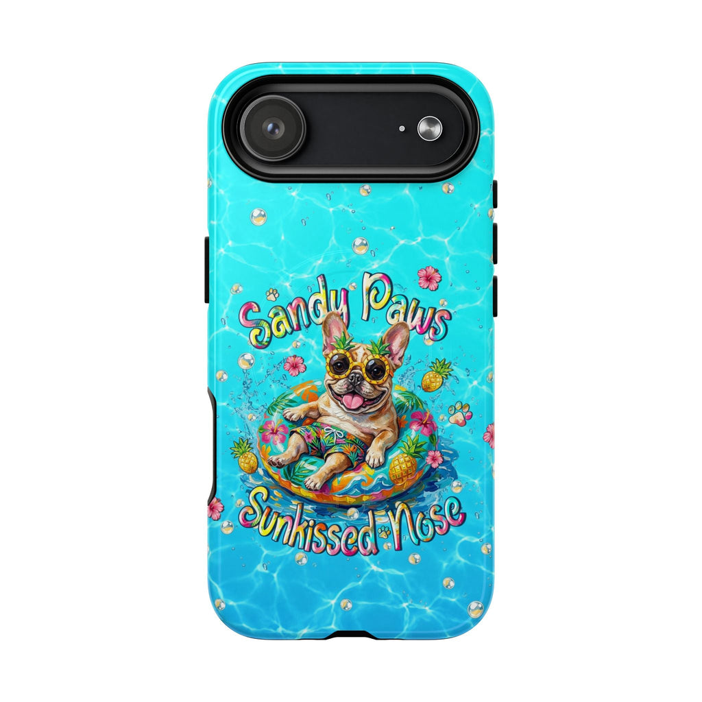 SANDY PAWS SUNKISSED NOSE FRENCH BULLDOG MAGNETIC PHONE CASE  - TLHN2005264
