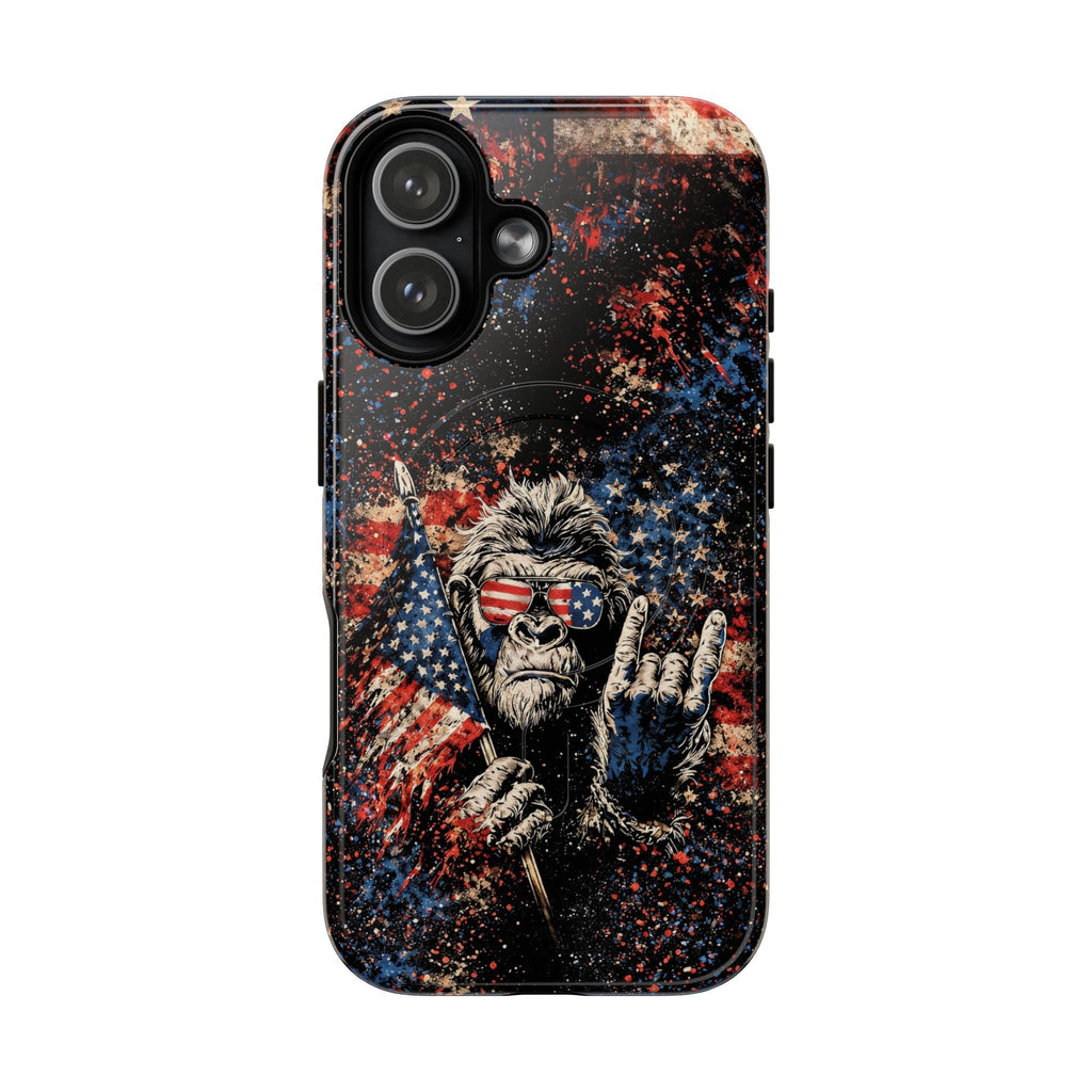 BIGFOOT GRUNGE STARS AND STRIPES MAGNETIC PHONE CASE  - TLHG0805265
