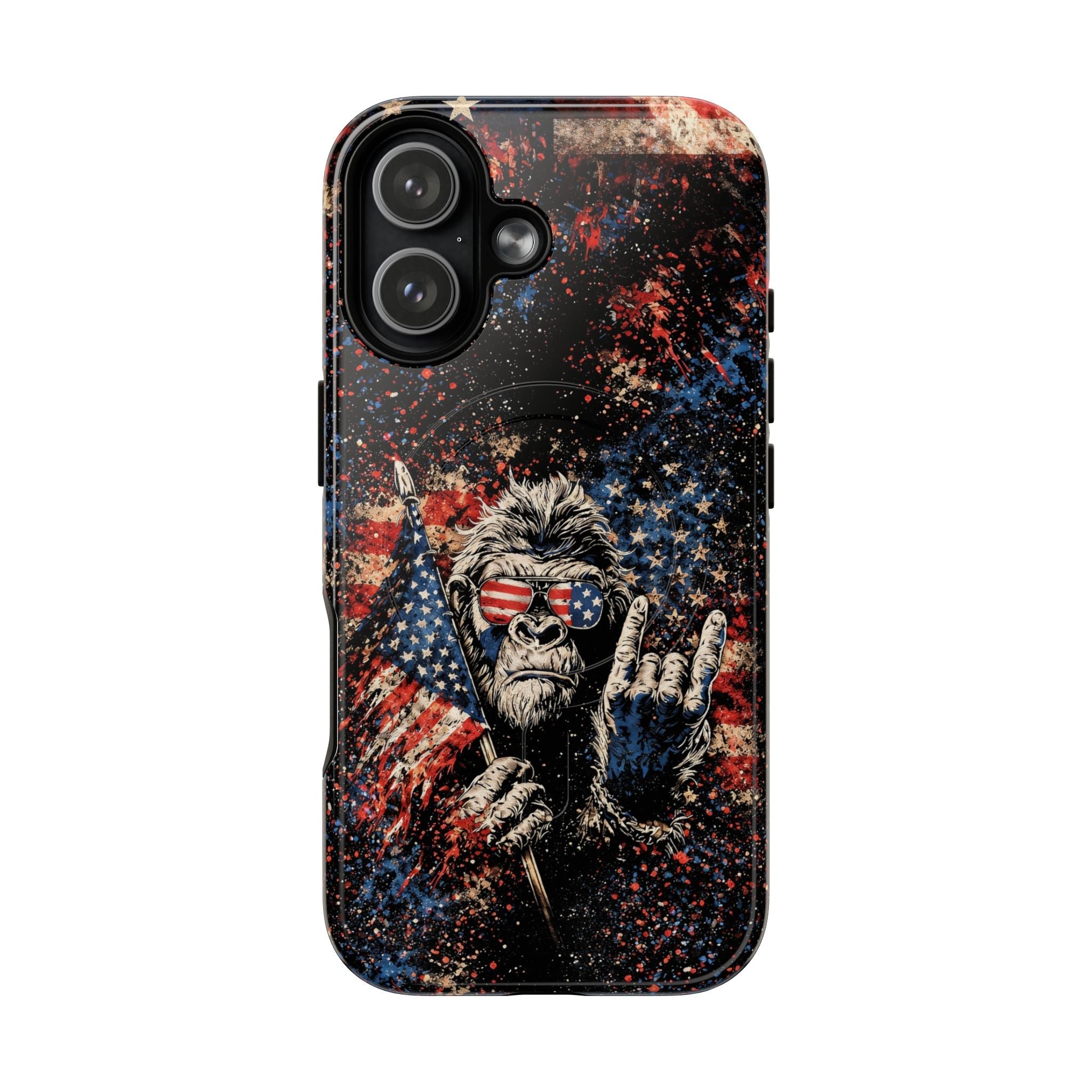 BIGFOOT GRUNGE STARS AND STRIPES MAGNETIC PHONE CASE  - TLHG0805265
