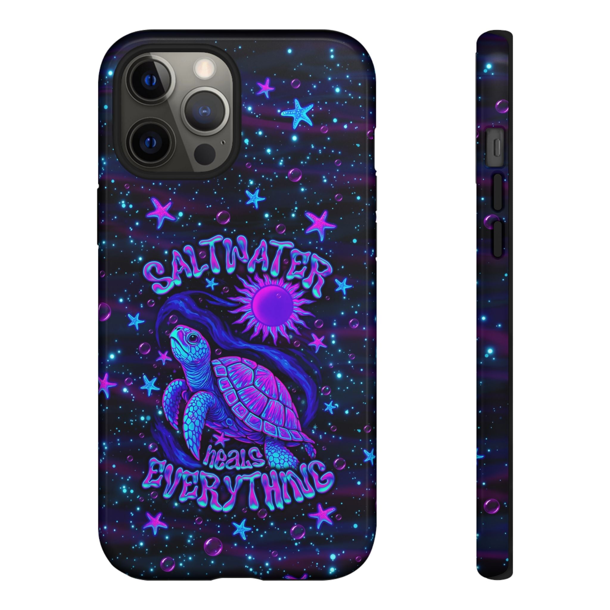 SALTWATER HEALS EVERYTHING TURTLE PHONE CASE  - TLNO1304262
