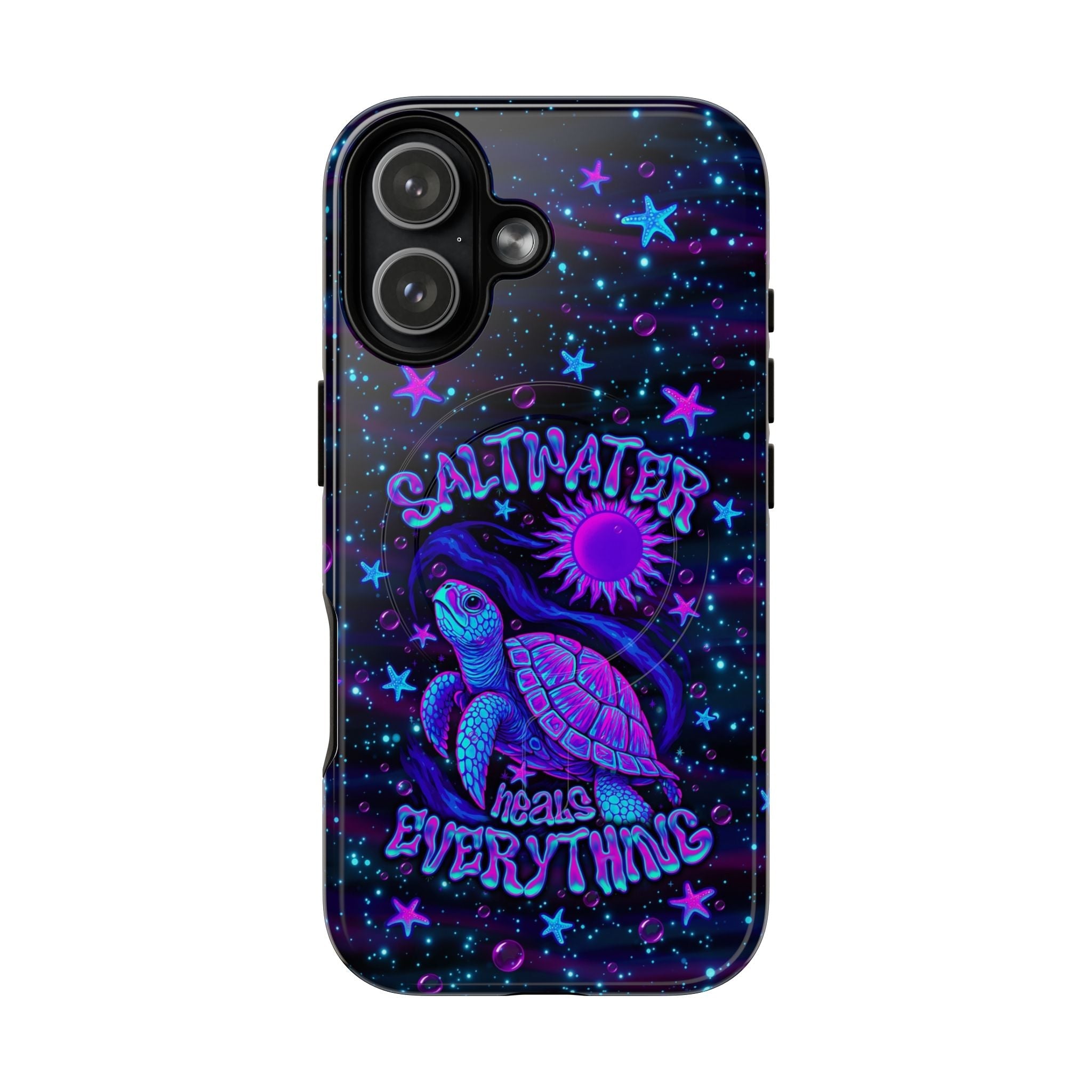 SALTWATER HEALS EVERYTHING TURTLE MAGNETIC PHONE CASE  - TLNO1304262