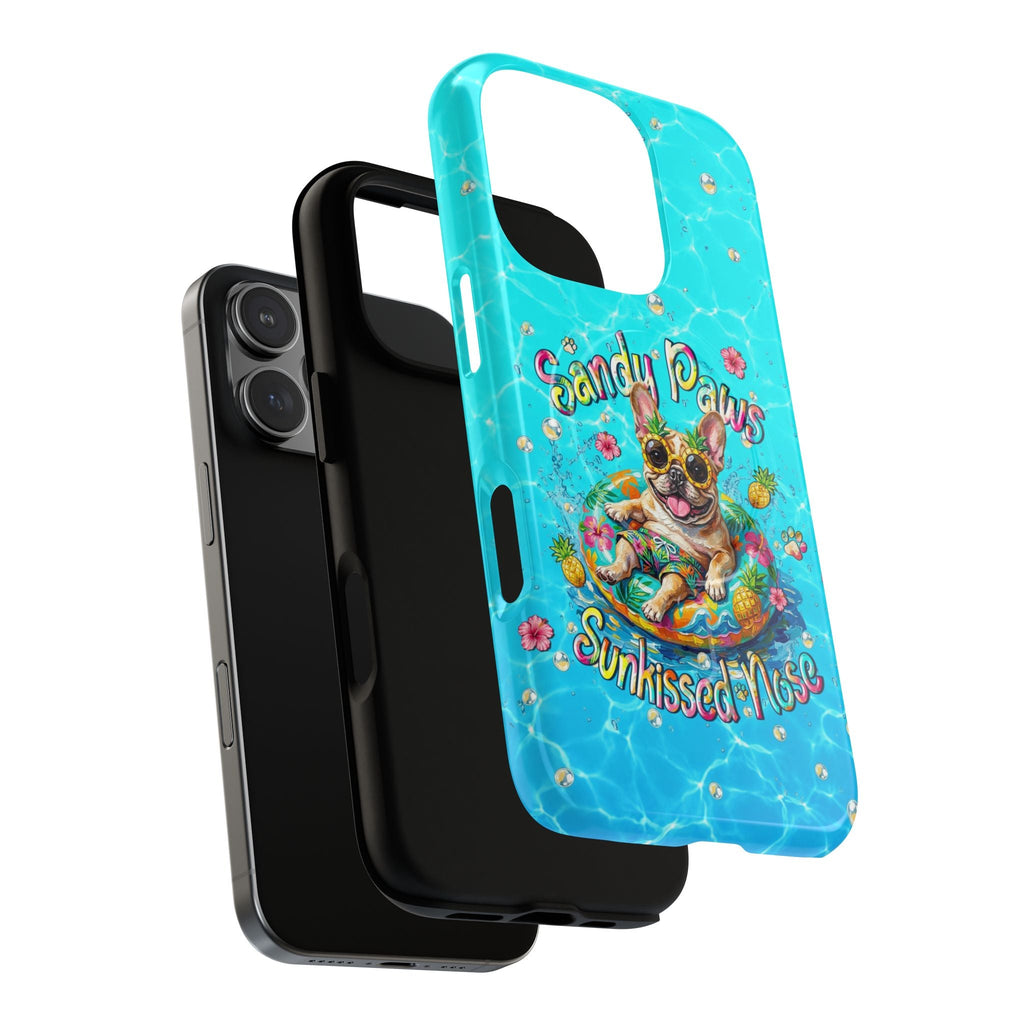 SANDY PAWS SUNKISSED NOSE FRENCH BULLDOG MAGNETIC PHONE CASE  - TLHN2005264
