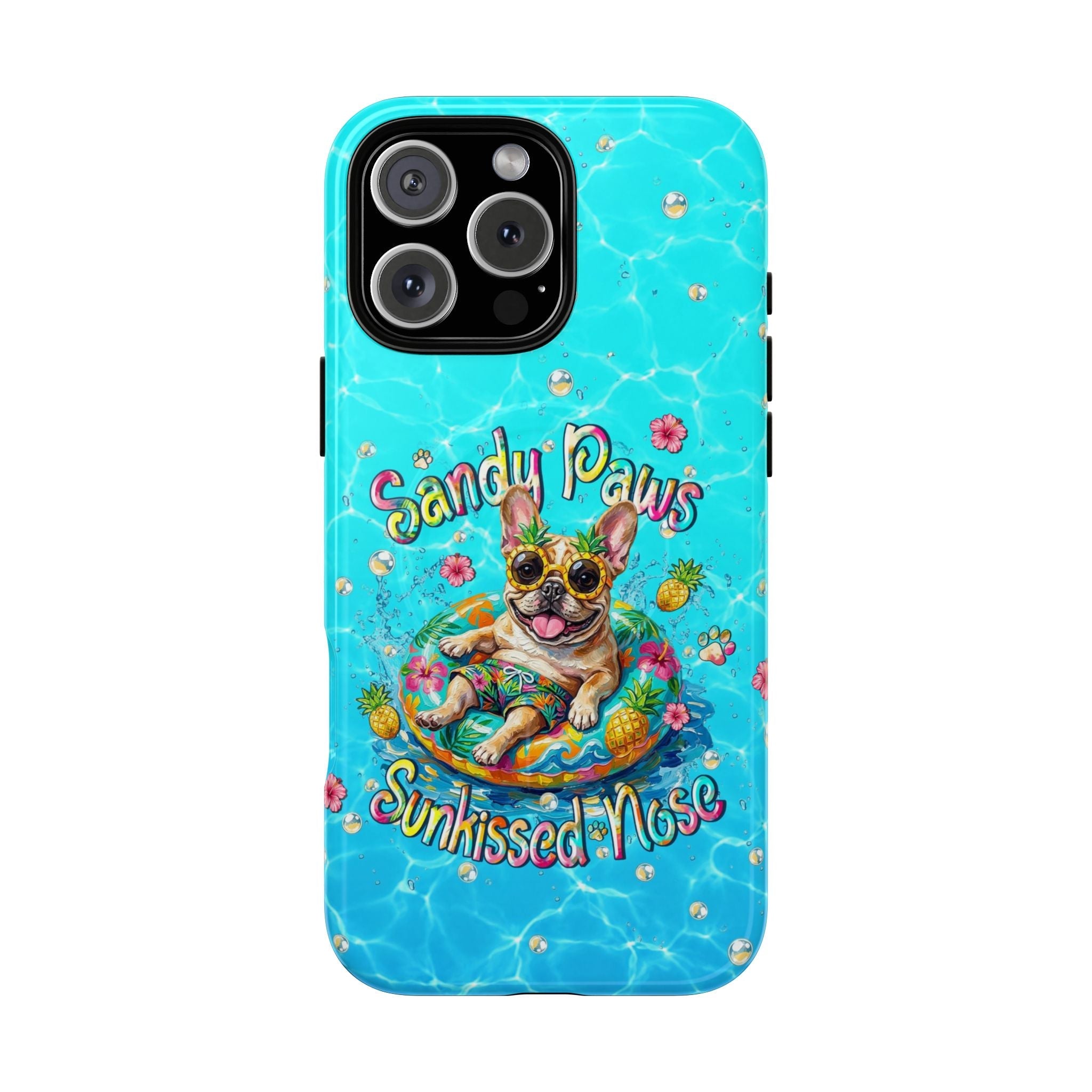 SANDY PAWS SUNKISSED NOSE FRENCH BULLDOG MAGNETIC PHONE CASE  - TLHN2005264
