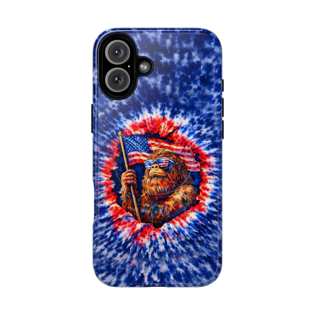 BIGFOOT WITH FLAG MAGNETIC PHONE CASE - TLHN0705264
