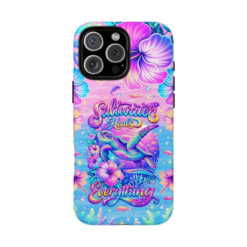 SALTWATER HEALS EVERYTHING TURTLE MAGNETIC  PHONE CASE    - TLNT1104264