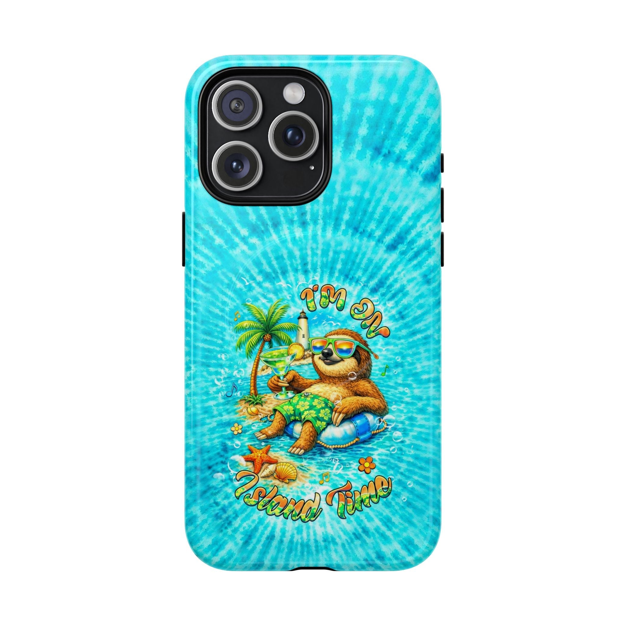 I'M ON ISLAND TIME SLOTH MAGNETIC  PHONE CASE  - TLHG1205264