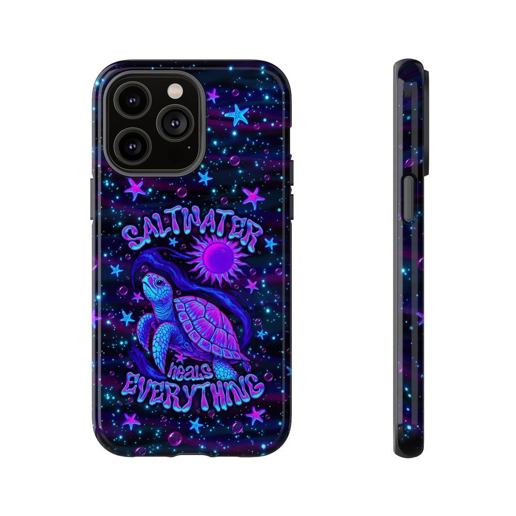 SALTWATER HEALS EVERYTHING TURTLE PHONE CASE  - TLNO1304262