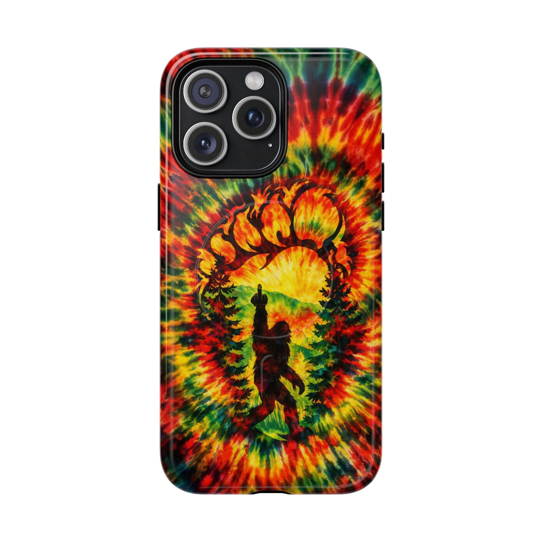 BIGFOOT FOOTPRINT SWIRL MAGNETIC PHONE CASE  - TLTW2605262