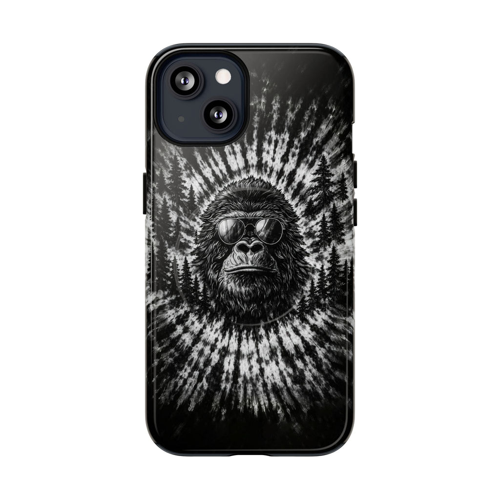 BIGFOOT BLACK & WHITE SWIRL MAGNETIC PHONE CASE  - TLTW2205262