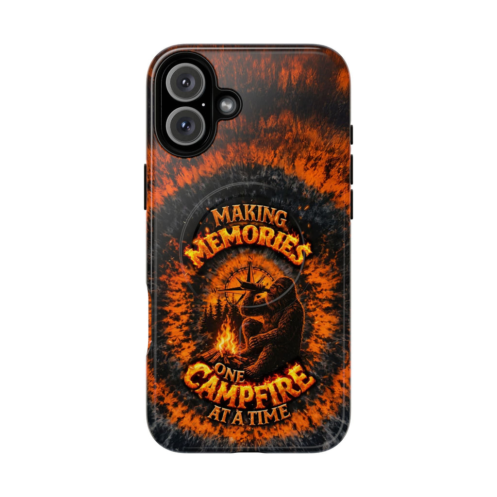 MAKING MEMORIES ONE CAMPFIRE AT A TIME BIGFOOT SWIRL MAGNETIC PHONE CASE - TLNT1804262
