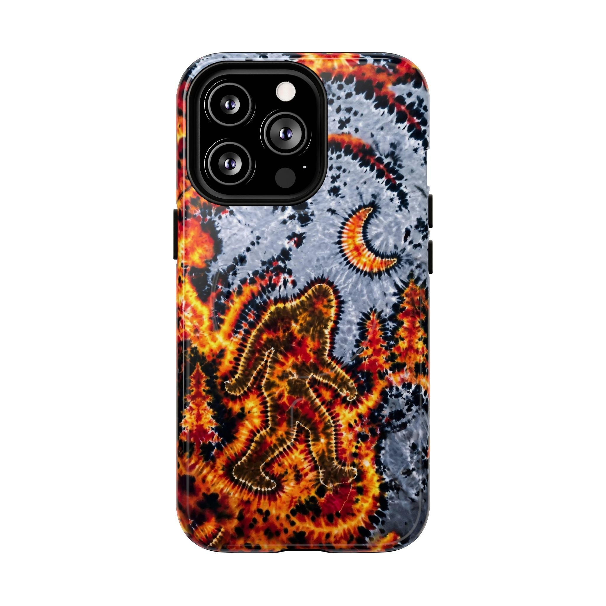 BIGFOOT IN FOREST CRESCENT MOON MAGNETIC PHONE CASE  - TLHG2805264
