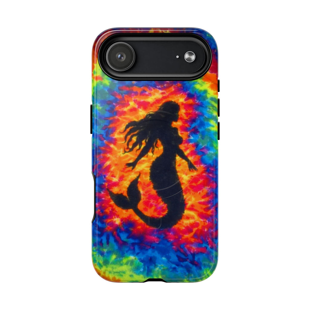 MERMAID COLORFUL SWIRL MAGNETIC PHONE CASE  - TLTW2105264