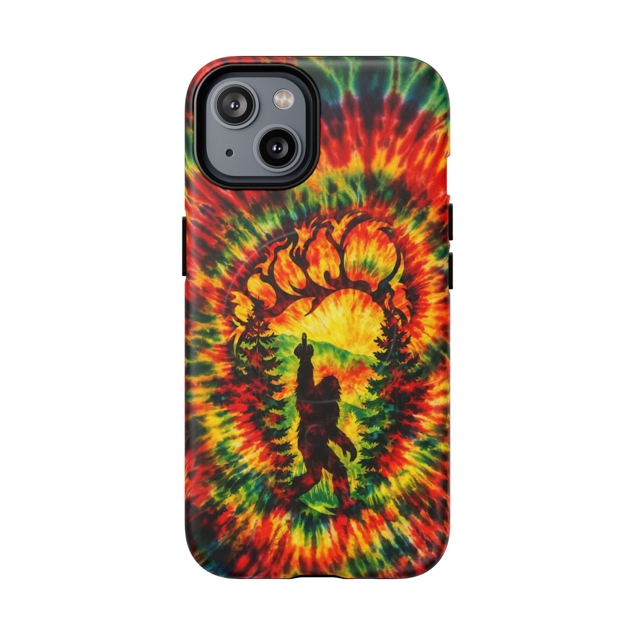 BIGFOOT FOOTPRINT SWIRL MAGNETIC PHONE CASE  - TLTW2605262