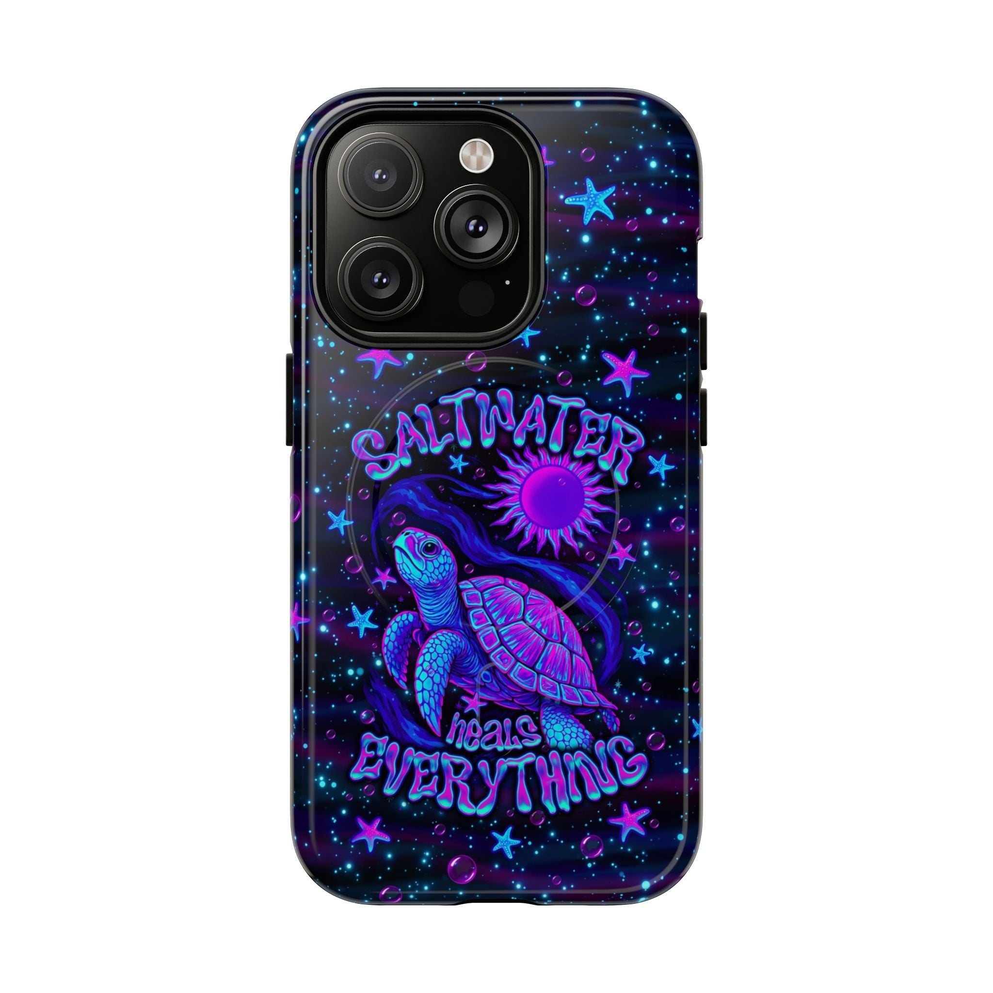 SALTWATER HEALS EVERYTHING TURTLE MAGNETIC PHONE CASE  - TLNO1304262