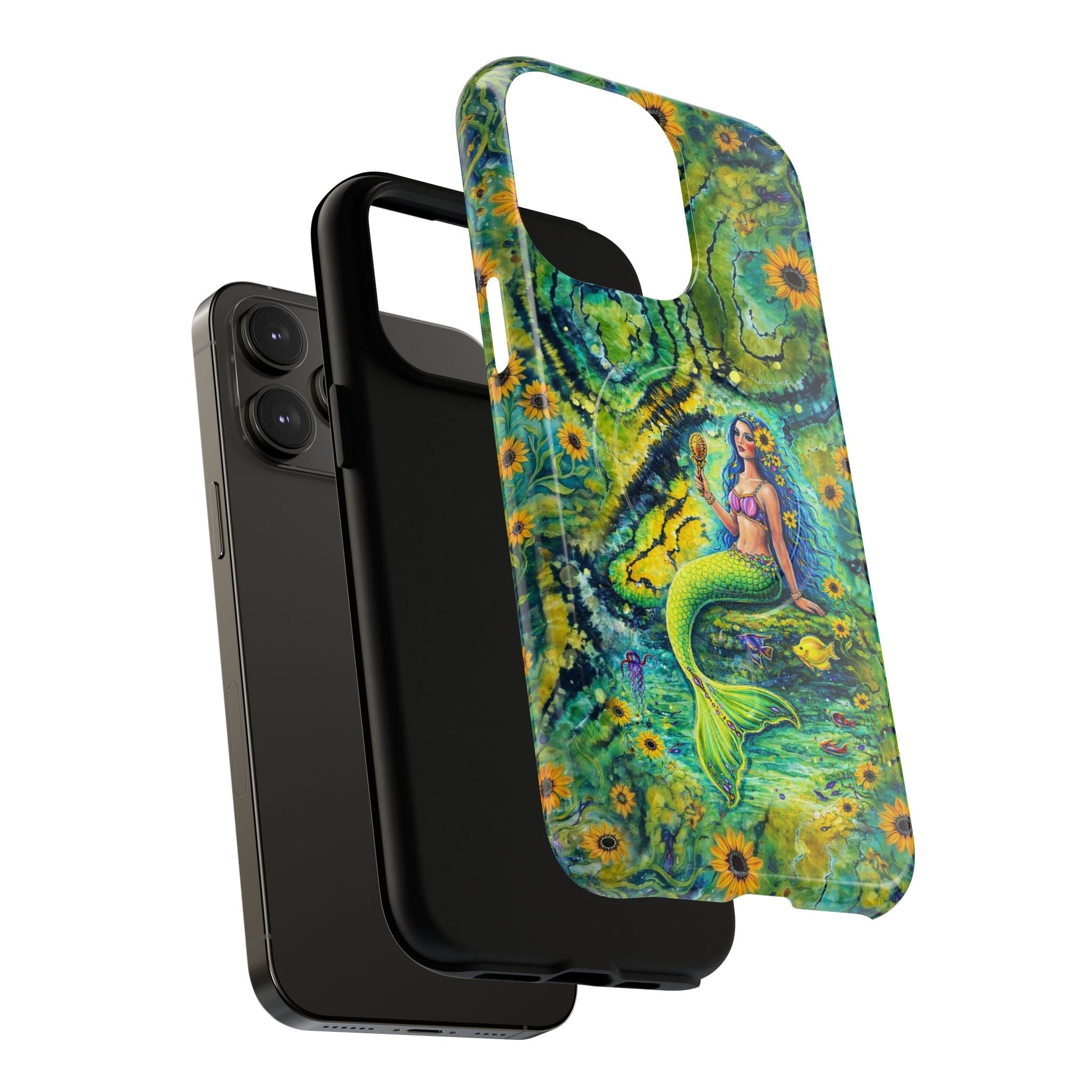 SEASIDE SOUL MERMAID MAGNETIC PHONE CASE  - TLNT2804261