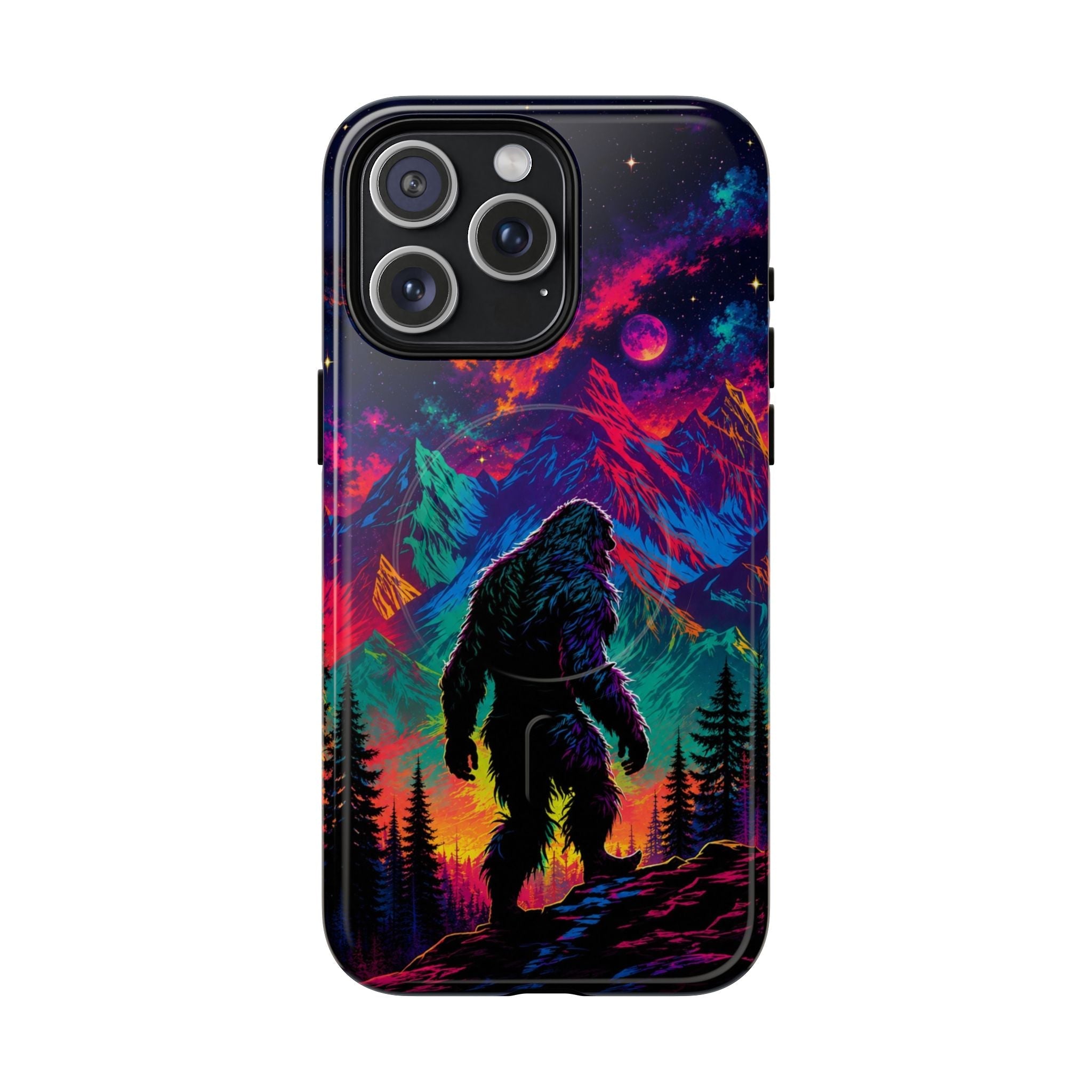 NEON WILDERNESS BIGFOOT MAGNETIC PHONE CASE   - TLHN1905264