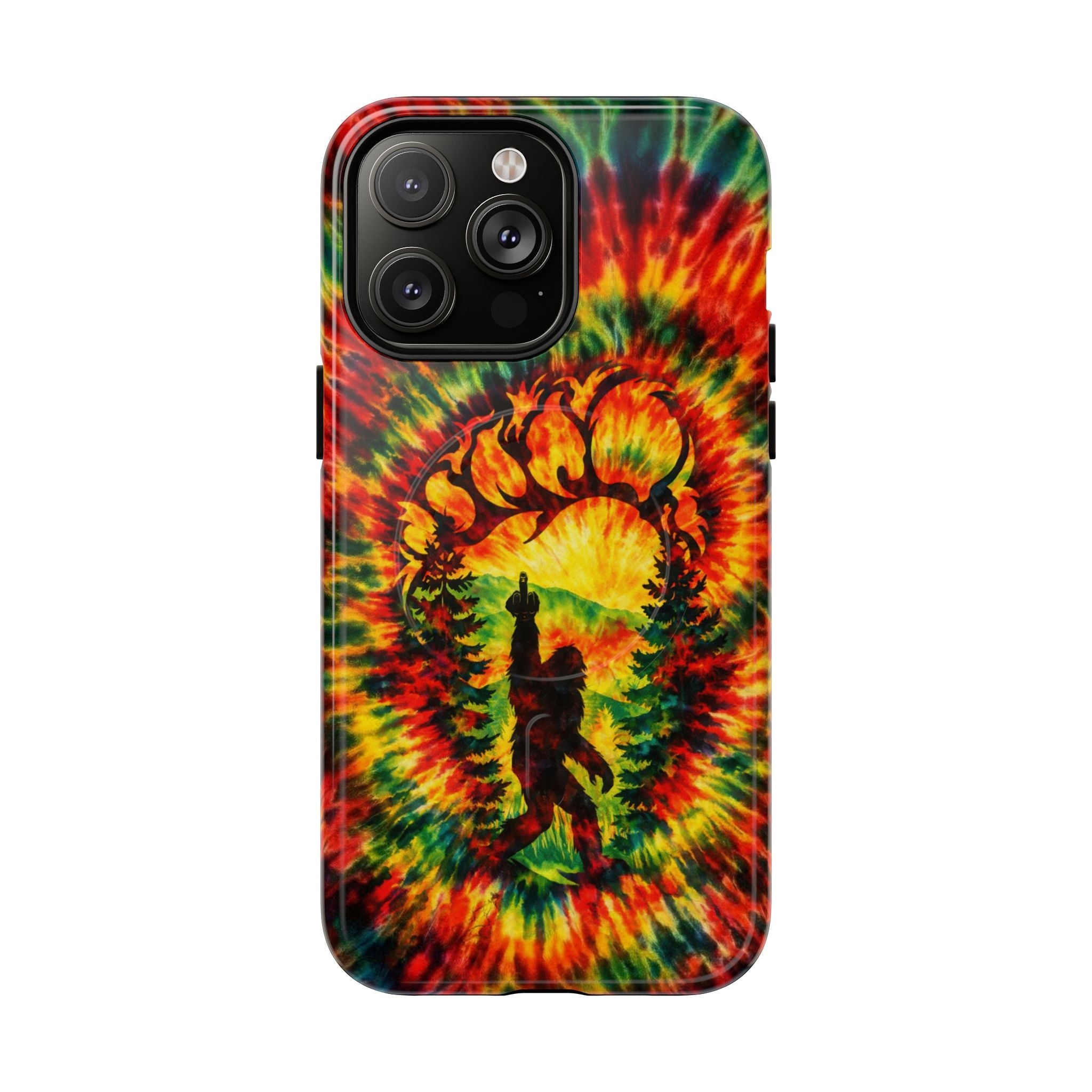 BIGFOOT FOOTPRINT SWIRL MAGNETIC PHONE CASE  - TLTW2605262