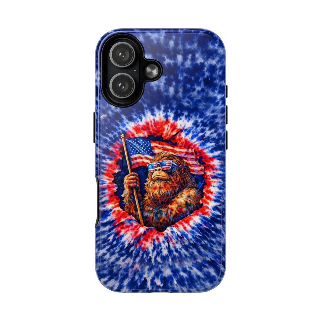BIGFOOT WITH FLAG MAGNETIC PHONE CASE - TLHN0705264