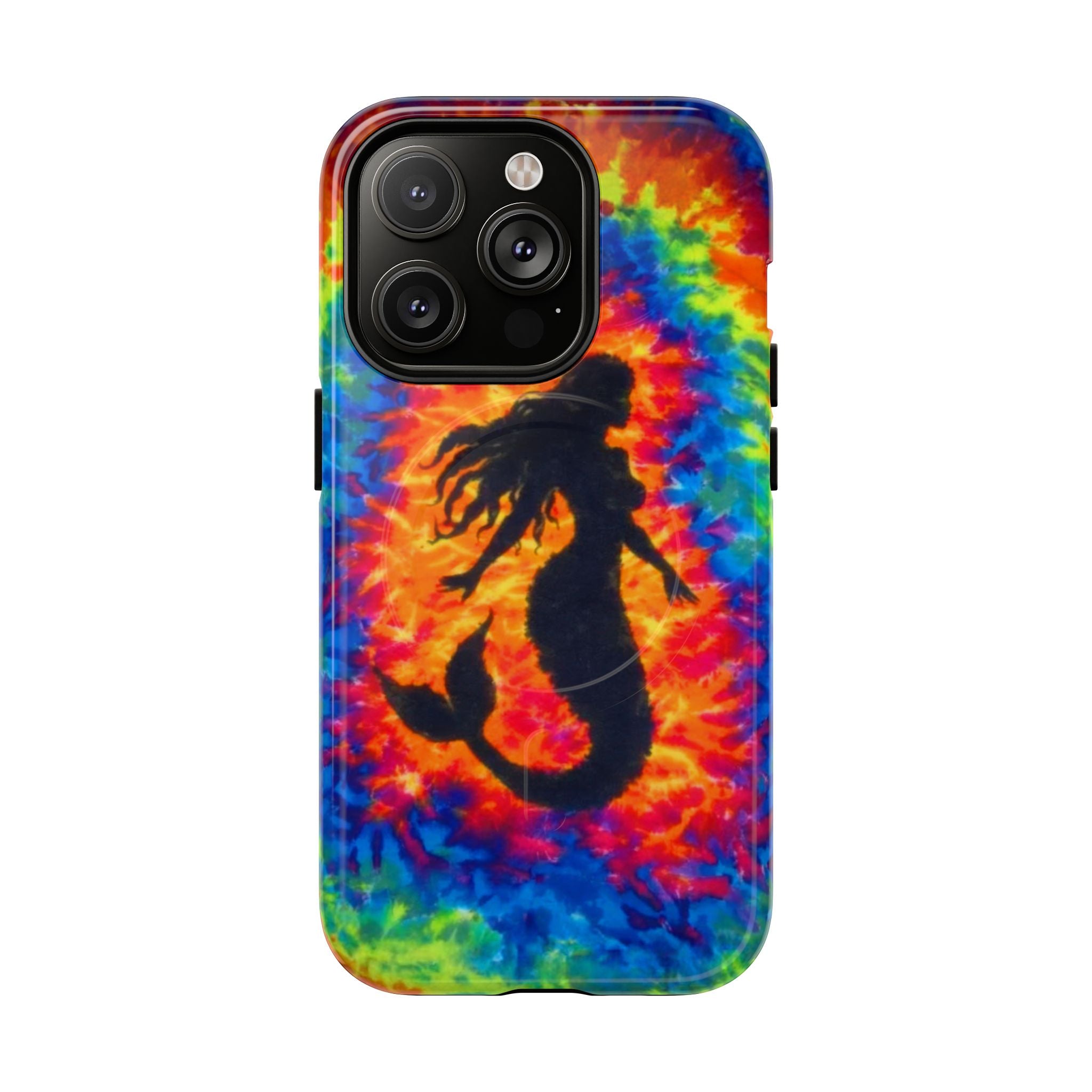 MERMAID COLORFUL SWIRL MAGNETIC PHONE CASE  - TLTW2105264