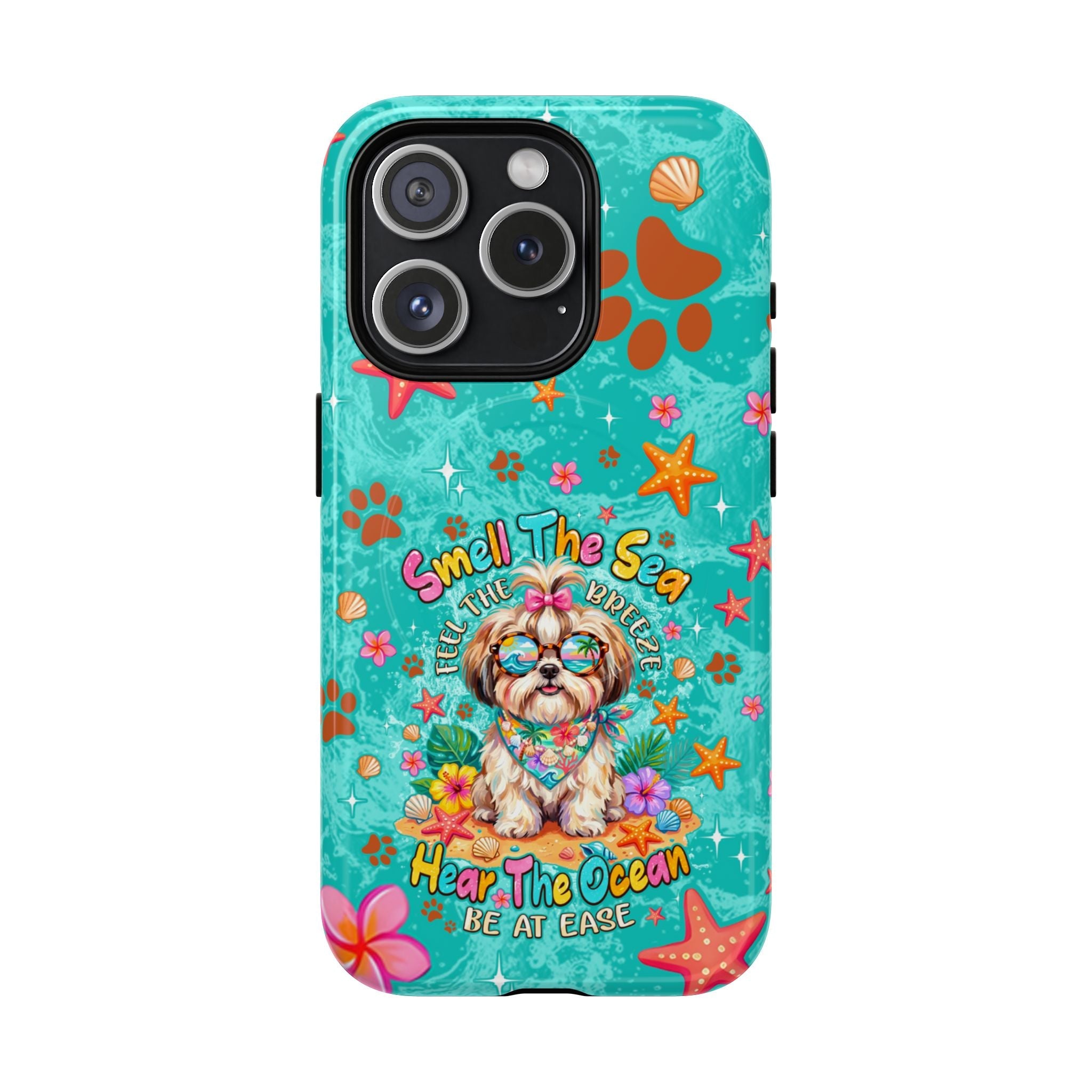 SMELL THE SEA SHIH TZU DOG MAGNETIC PHONE CASE - TYPQ0106262