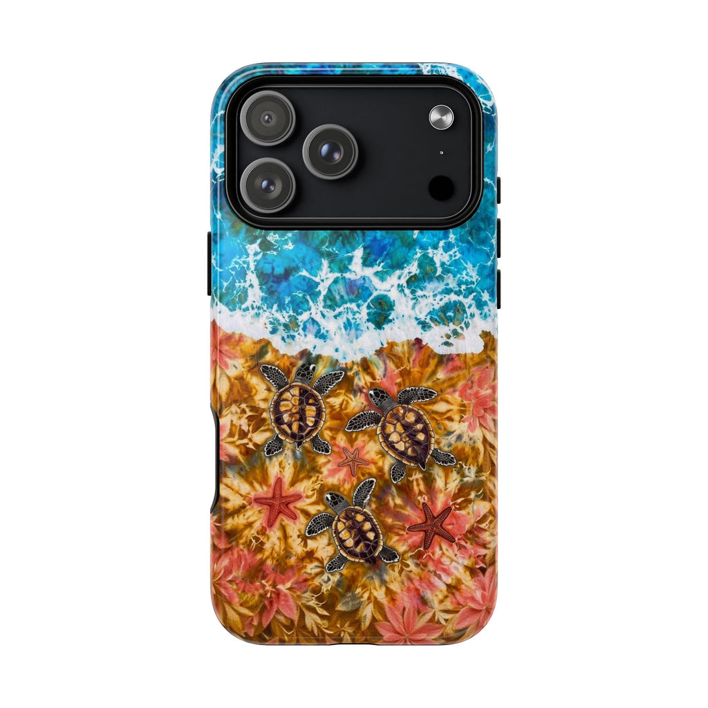 SEA TURTLE SALTY WAVES MAGNETIC PHONE CASE  - TLHG1405264