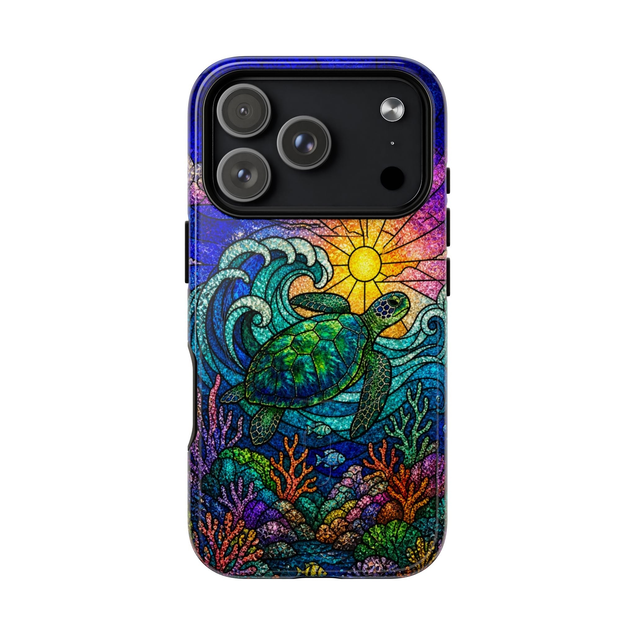 SEA TURTLE WAVES MAGNETIC PHONE CASE  - TLTW0505263