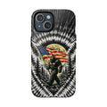 BIGFOOT WITH FLAG MOON SWIRL MAGNETIC PHONE CASE  - TLNT0805261