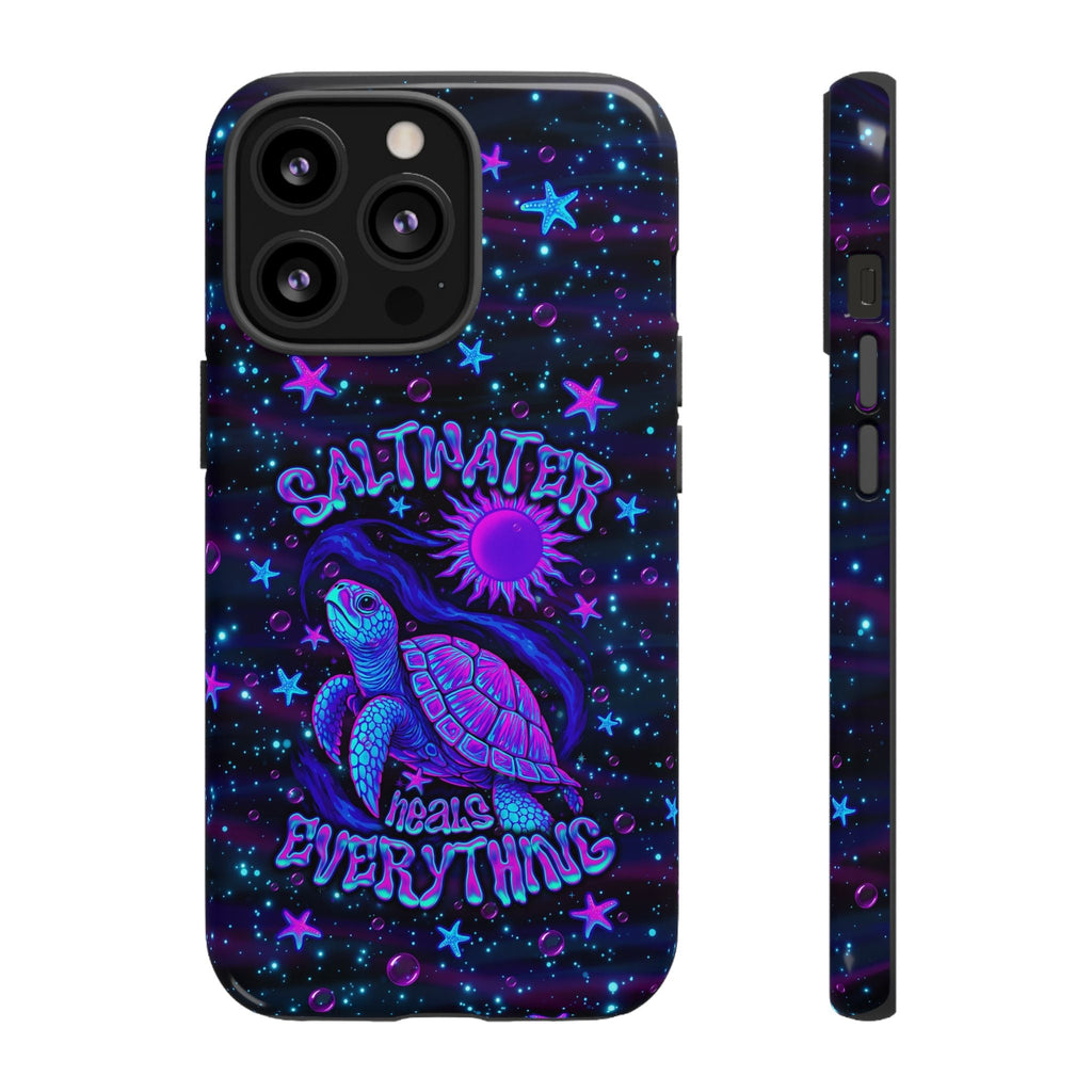 SALTWATER HEALS EVERYTHING TURTLE PHONE CASE  - TLNO1304262