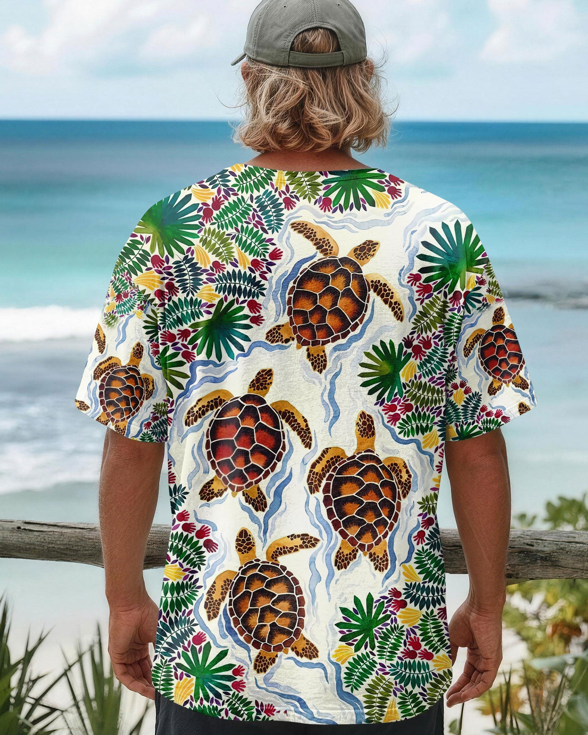 TROPICAL TURTLE  ALL OVER PRINT  - TLTW2105261