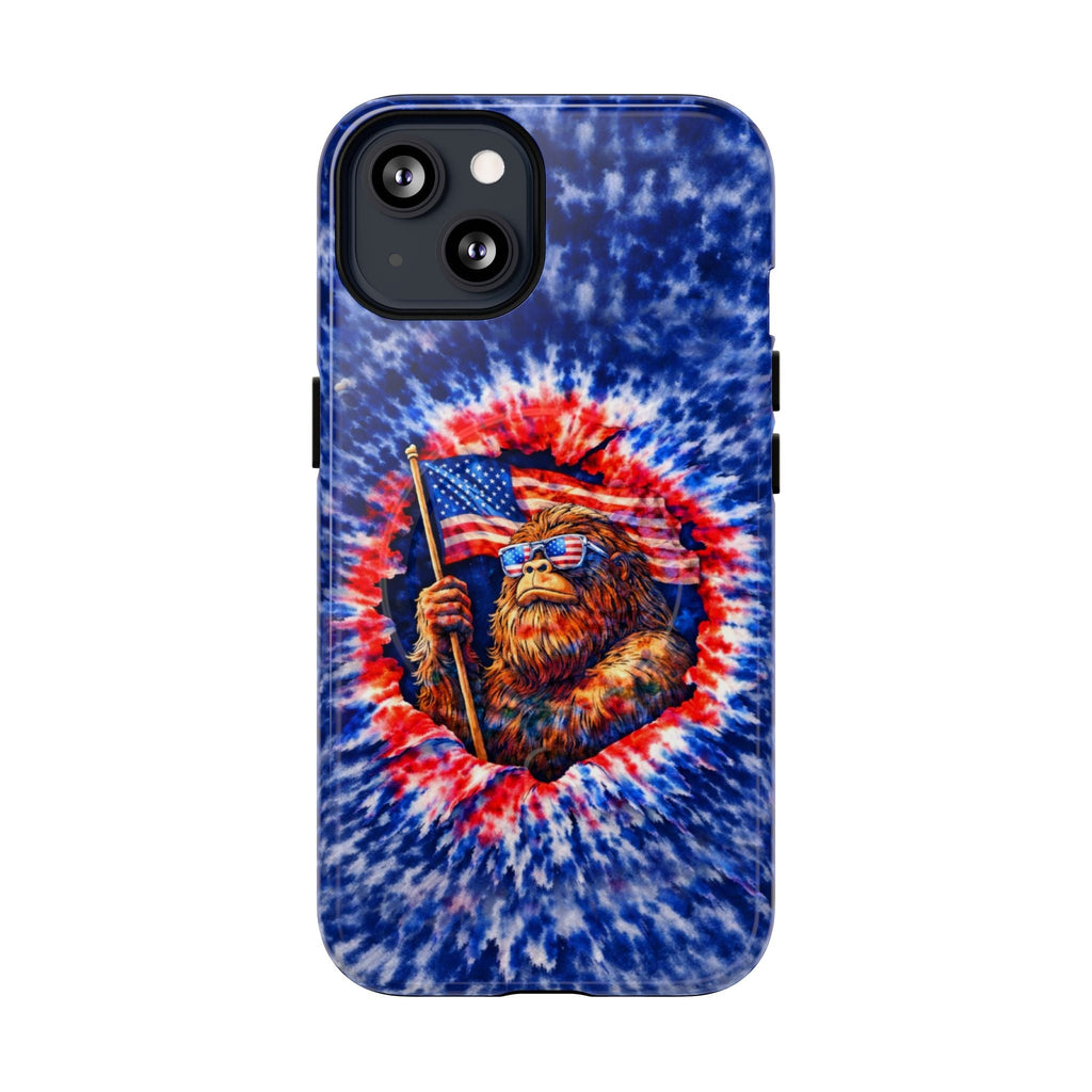 BIGFOOT WITH FLAG MAGNETIC PHONE CASE - TLHN0705264