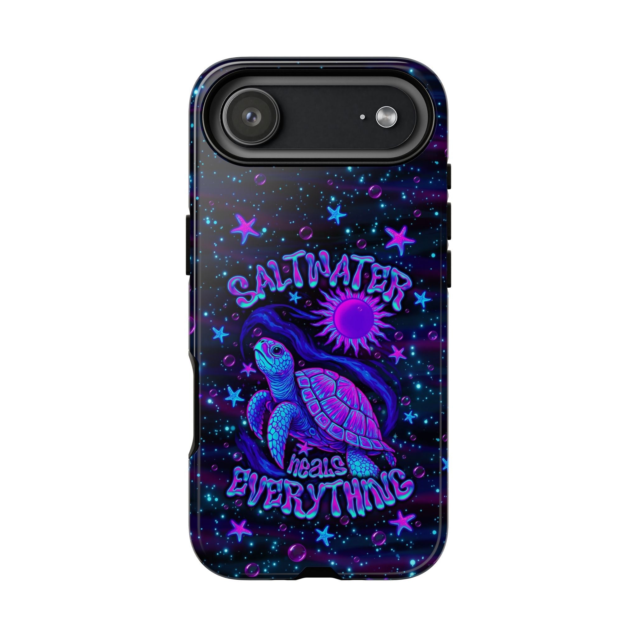 SALTWATER HEALS EVERYTHING TURTLE PHONE CASE  - TLNO1304262