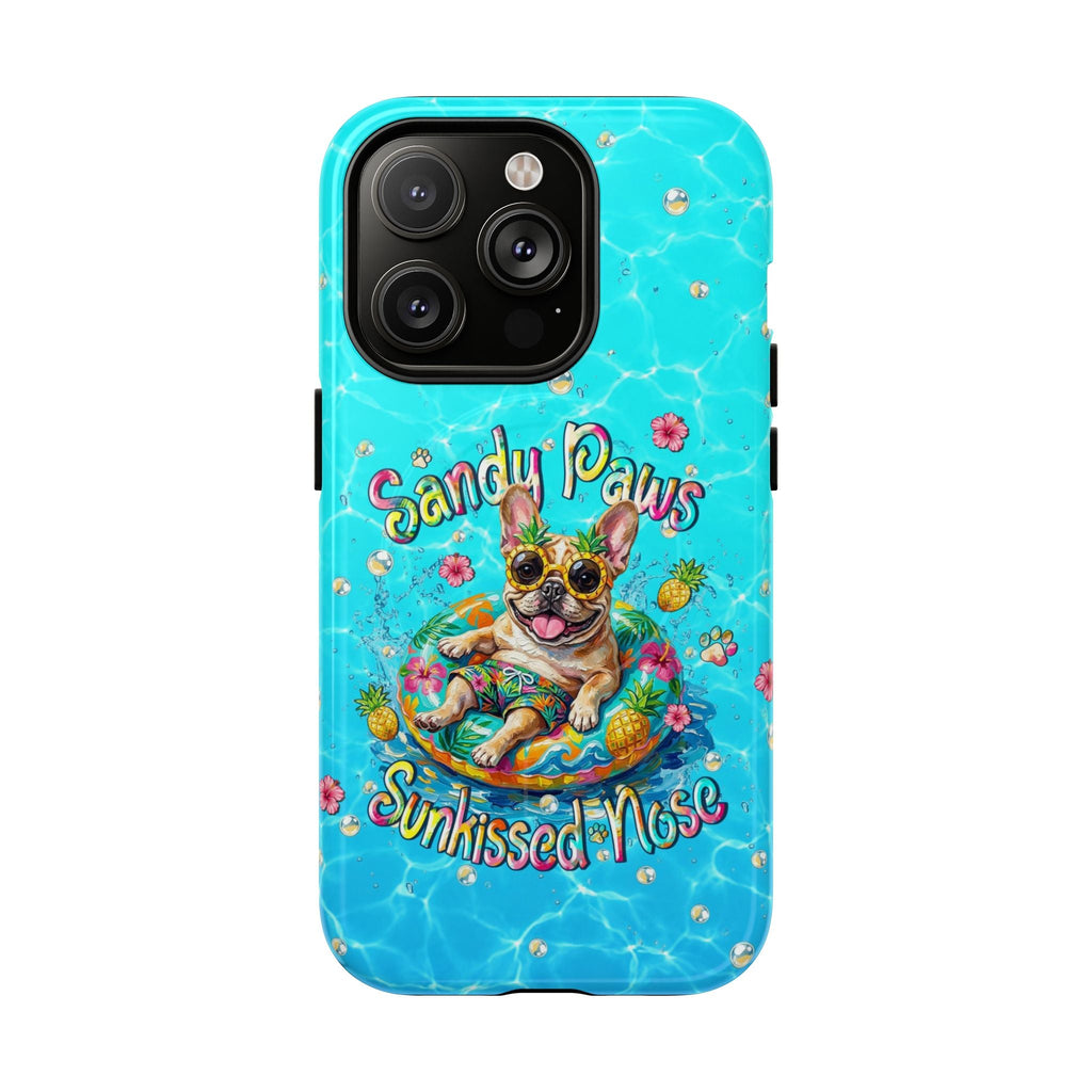 SANDY PAWS SUNKISSED NOSE FRENCH BULLDOG MAGNETIC PHONE CASE  - TLHN2005264