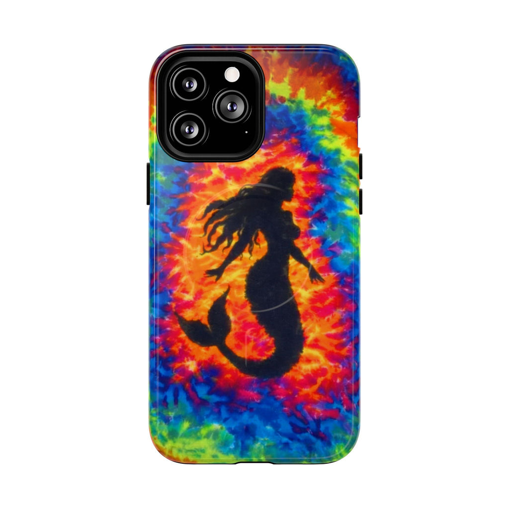 MERMAID COLORFUL SWIRL MAGNETIC PHONE CASE  - TLTW2105264