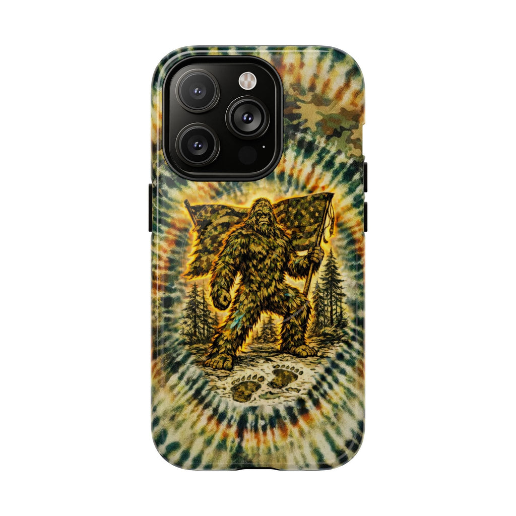 BIGFOOT WITH FLAG CAMOUFLAGE MAGNETIC  PHONE CASE  - TLTW0705262