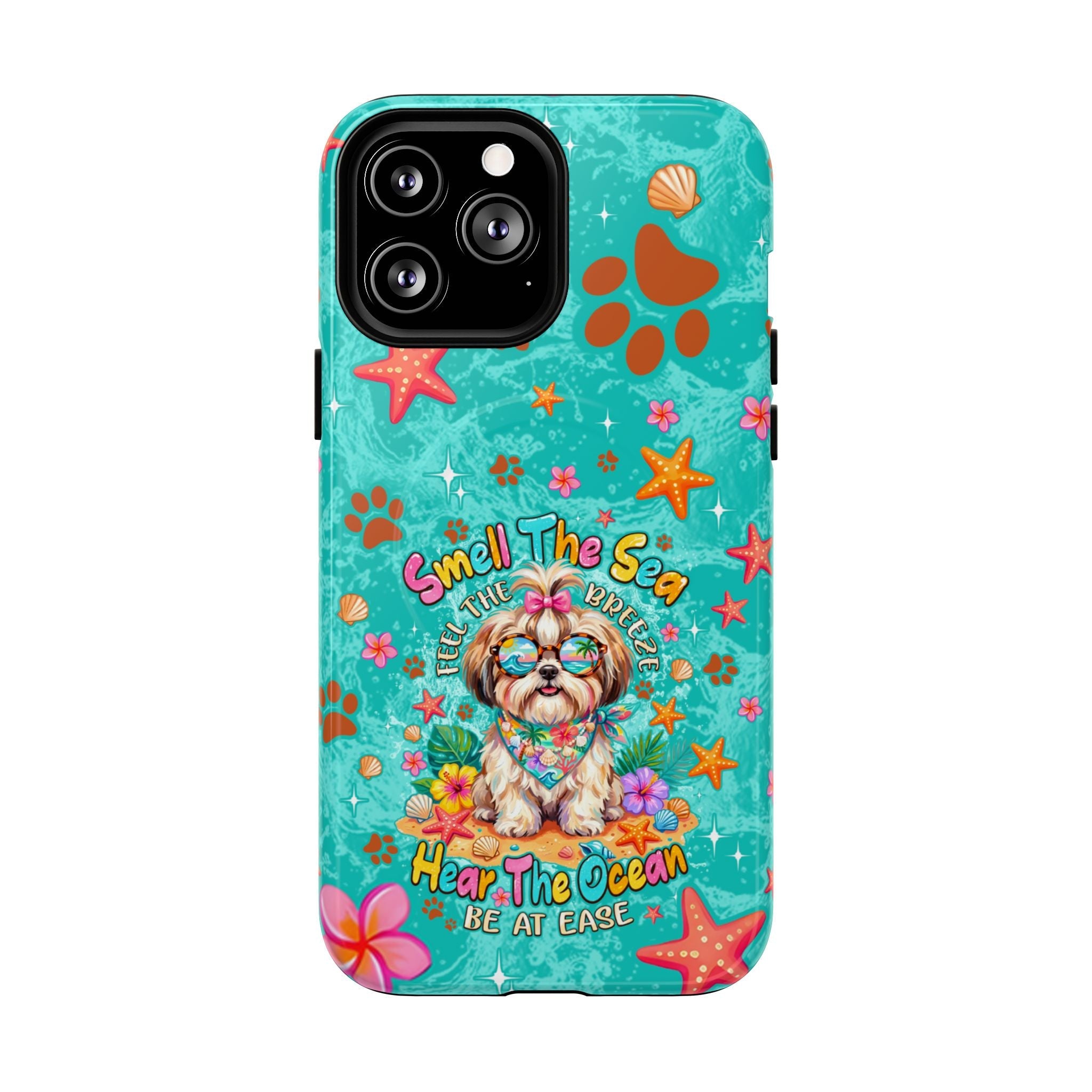 SMELL THE SEA SHIH TZU DOG MAGNETIC PHONE CASE - TYPQ0106262