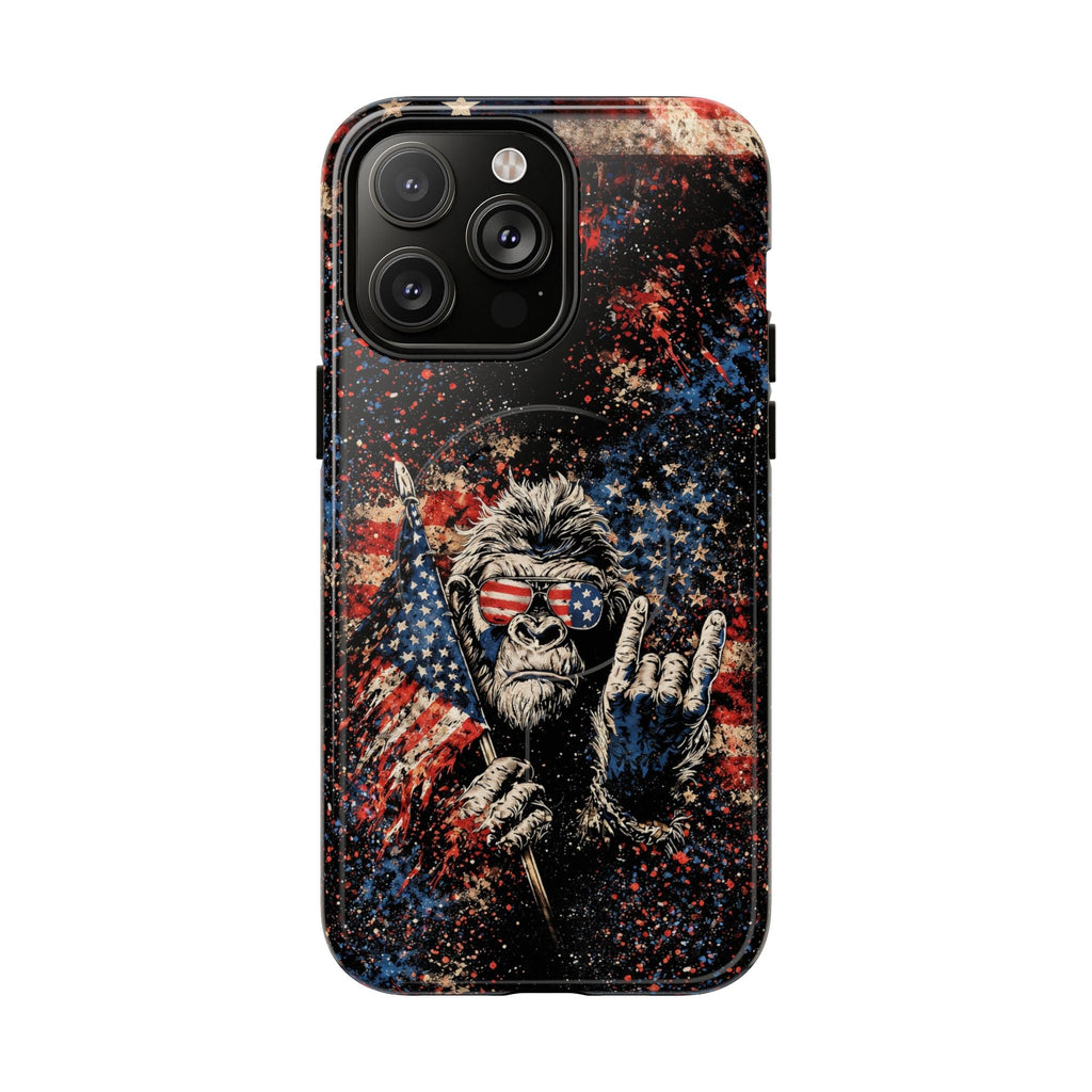 BIGFOOT GRUNGE STARS AND STRIPES MAGNETIC PHONE CASE  - TLHG0805265