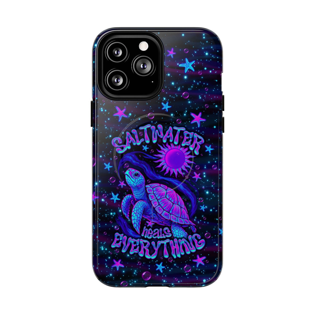 SALTWATER HEALS EVERYTHING TURTLE MAGNETIC PHONE CASE  - TLNO1304262