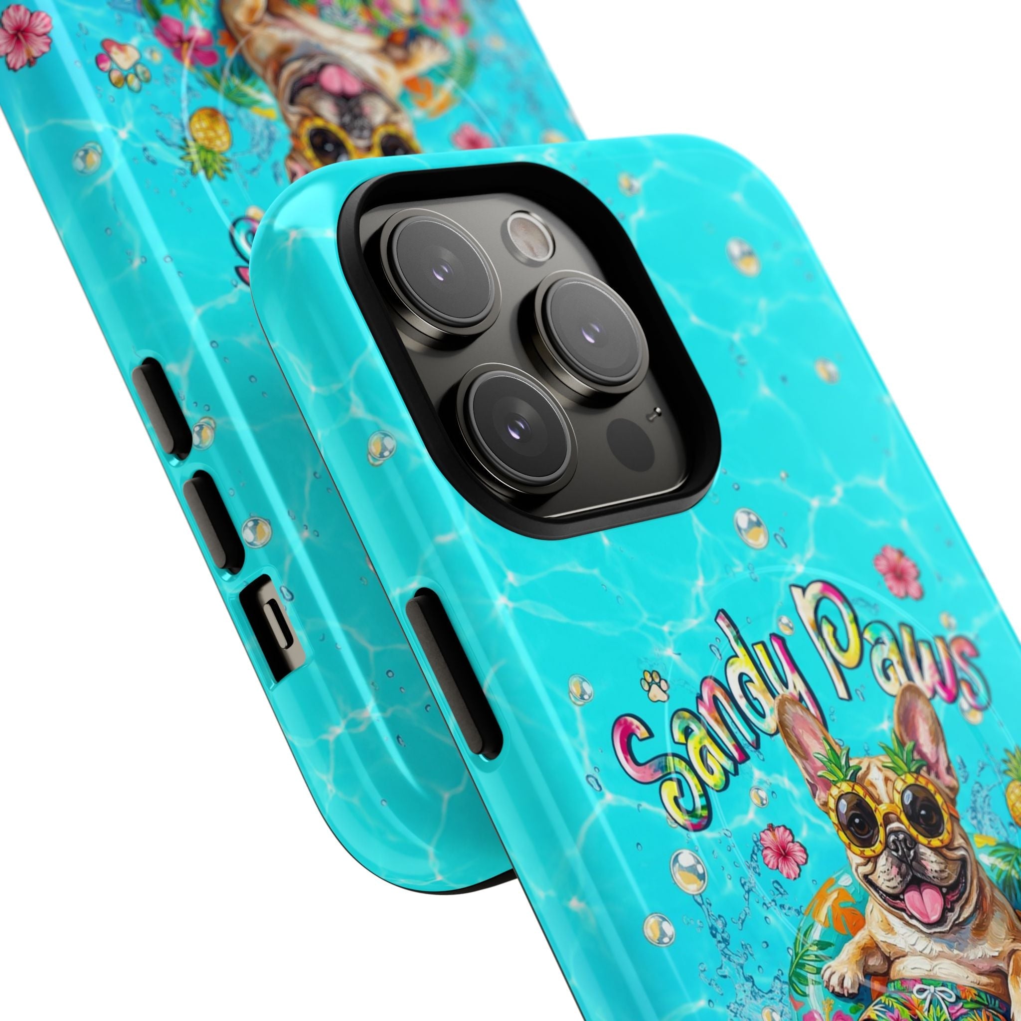 SANDY PAWS SUNKISSED NOSE FRENCH BULLDOG MAGNETIC PHONE CASE  - TLHN2005264