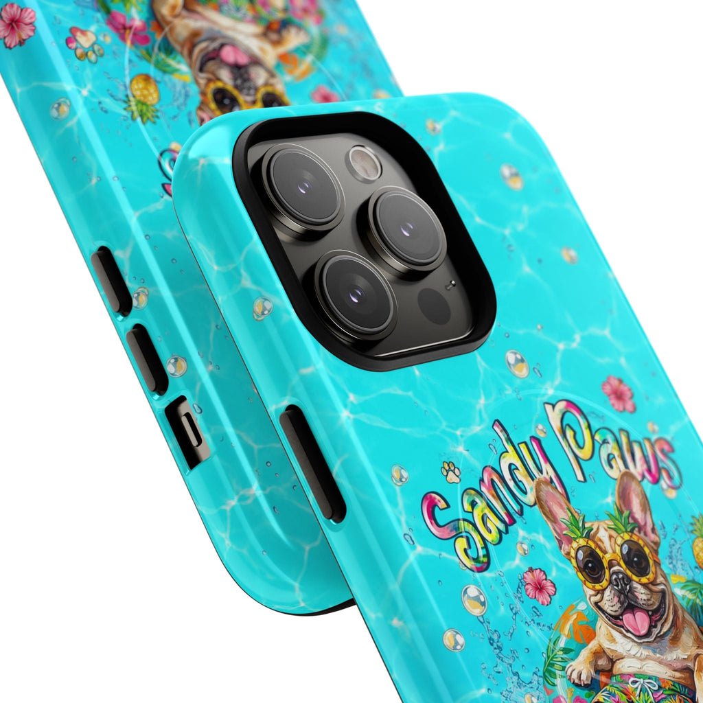 SANDY PAWS SUNKISSED NOSE FRENCH BULLDOG MAGNETIC PHONE CASE  - TLHN2005264