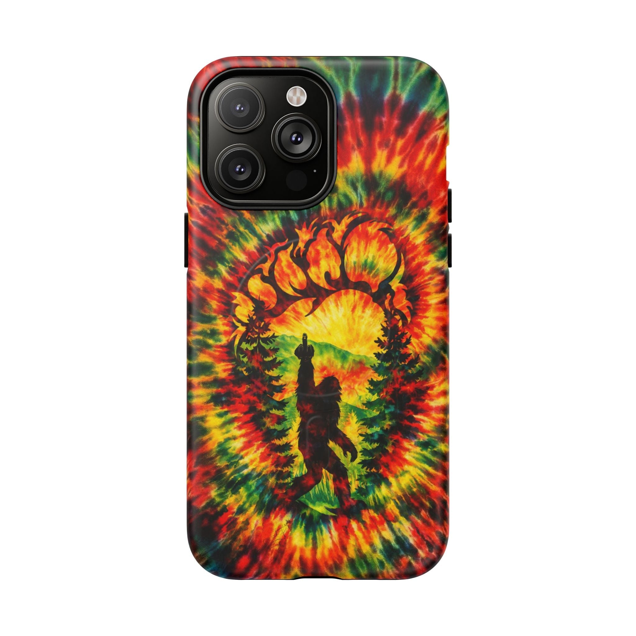 BIGFOOT FOOTPRINT SWIRL MAGNETIC PHONE CASE  - TLTW2605262