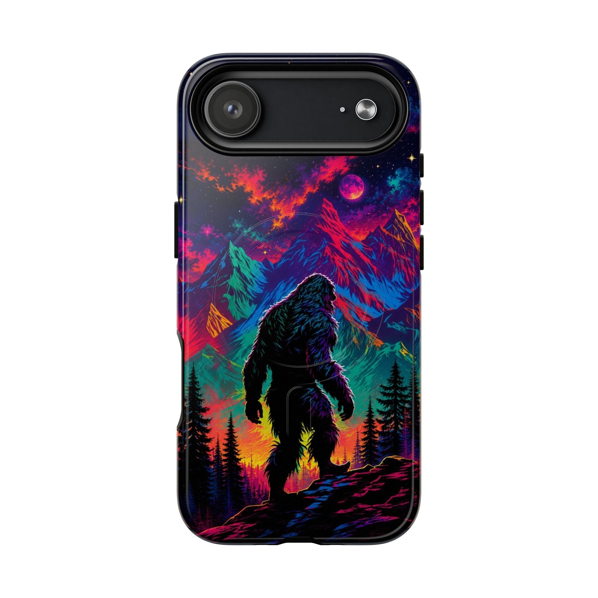 NEON WILDERNESS BIGFOOT MAGNETIC PHONE CASE   - TLHN1905264