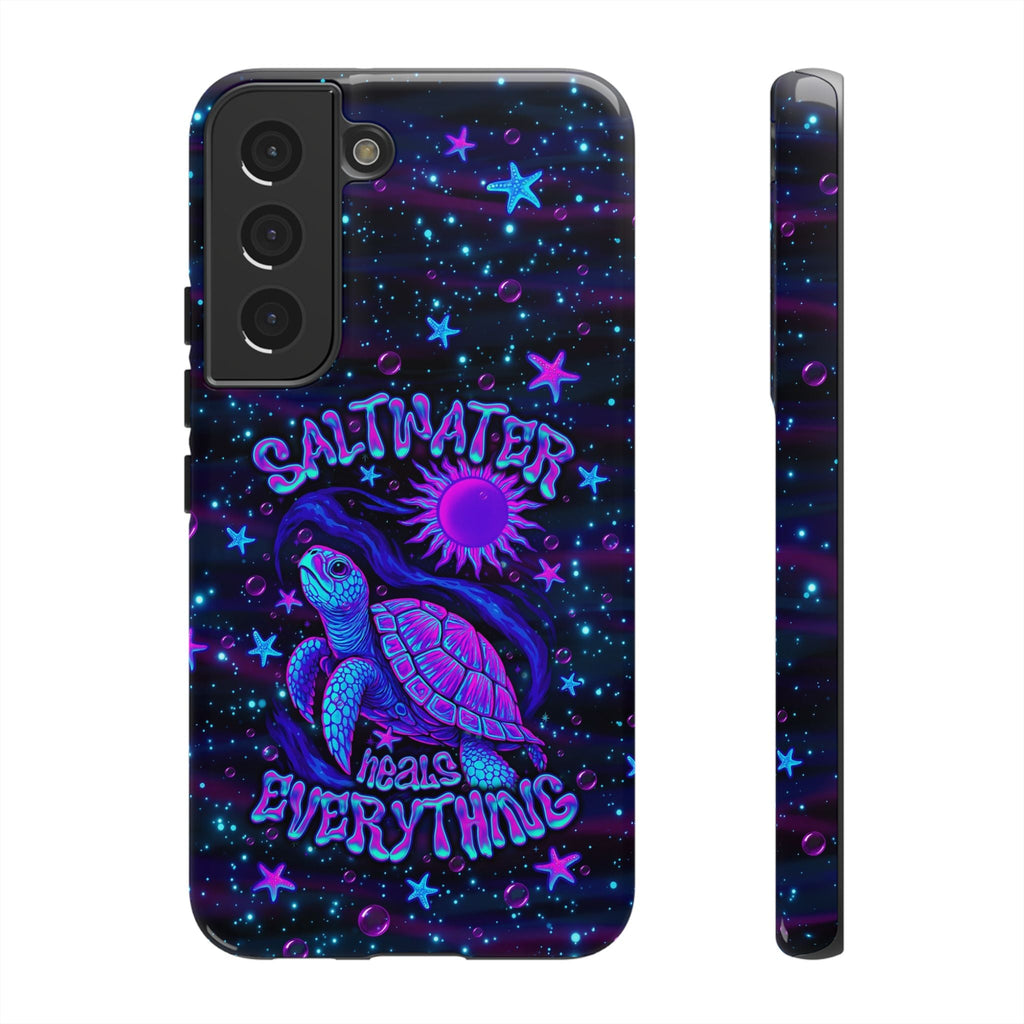 SALTWATER HEALS EVERYTHING TURTLE PHONE CASE  - TLNO1304262