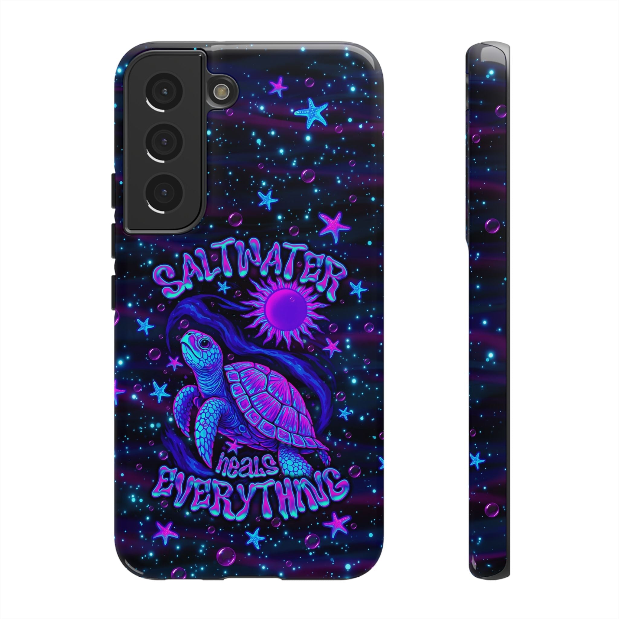 SALTWATER HEALS EVERYTHING TURTLE PHONE CASE  - TLNO1304262