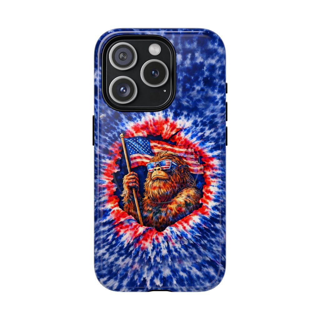 BIGFOOT WITH FLAG MAGNETIC PHONE CASE - TLHN0705264