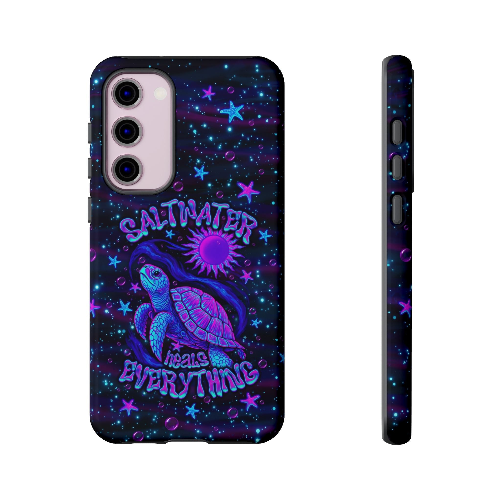 SALTWATER HEALS EVERYTHING TURTLE PHONE CASE  - TLNO1304262