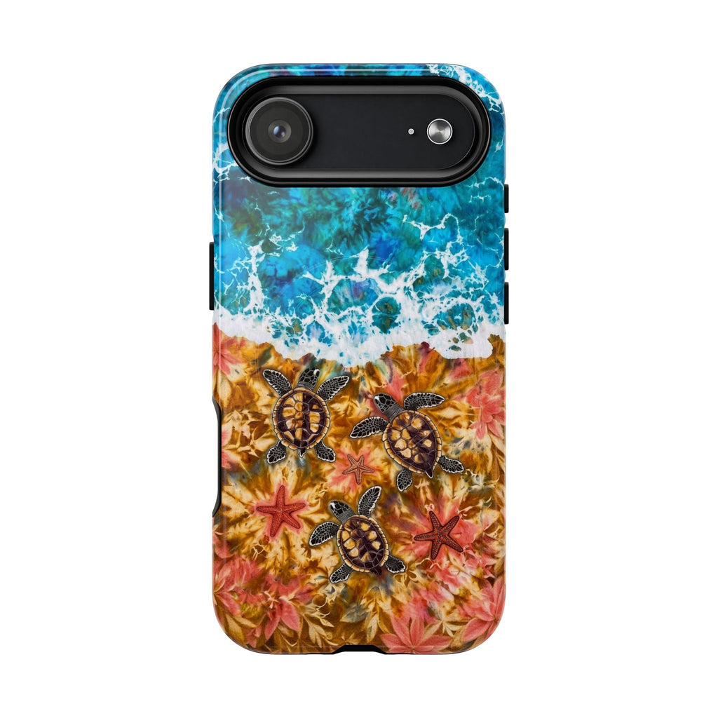 SEA TURTLE SALTY WAVES MAGNETIC PHONE CASE  - TLHG1405264