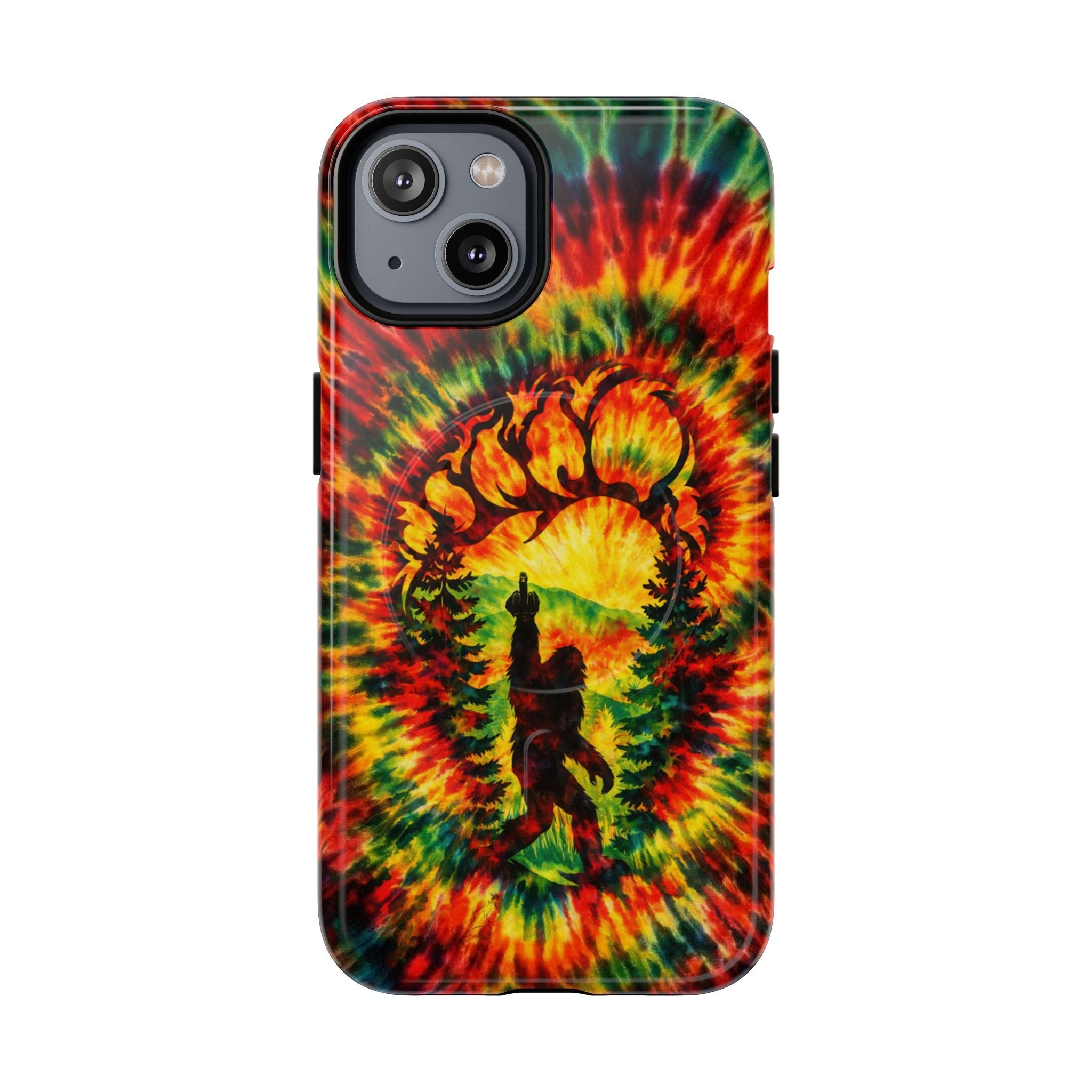 BIGFOOT FOOTPRINT SWIRL MAGNETIC PHONE CASE  - TLTW2605262