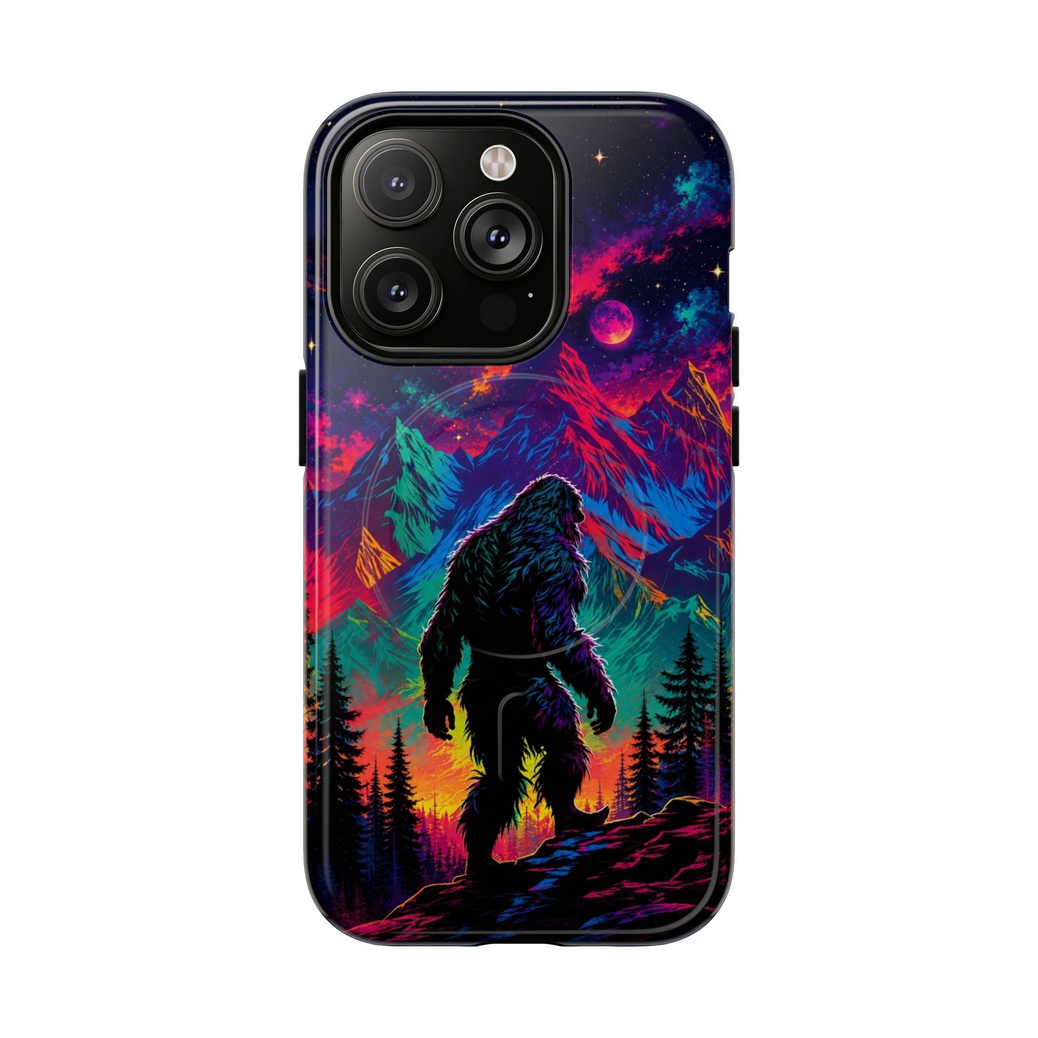NEON WILDERNESS BIGFOOT MAGNETIC PHONE CASE   - TLHN1905264